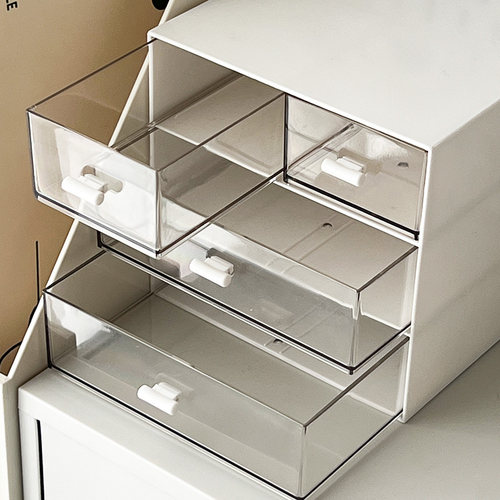 亚克力防尘学生文具盒桌面收纳盒