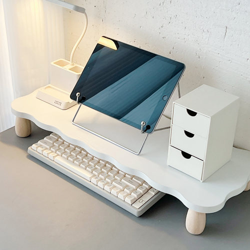 显示器增高架云朵桌面置物收纳架