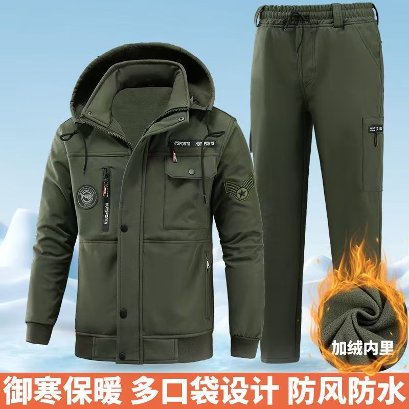 户外登山冲锋衣男款秋冬季
