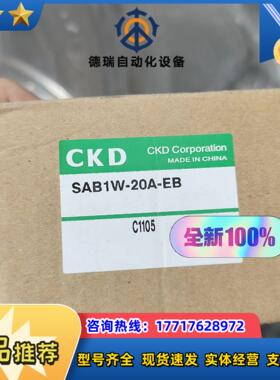 CKD电磁阀SAB1W-20A-EB全新原装正品议价
