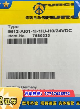 图尔克隔离安全栅IM12-AI01-1I-1IU-H024议价