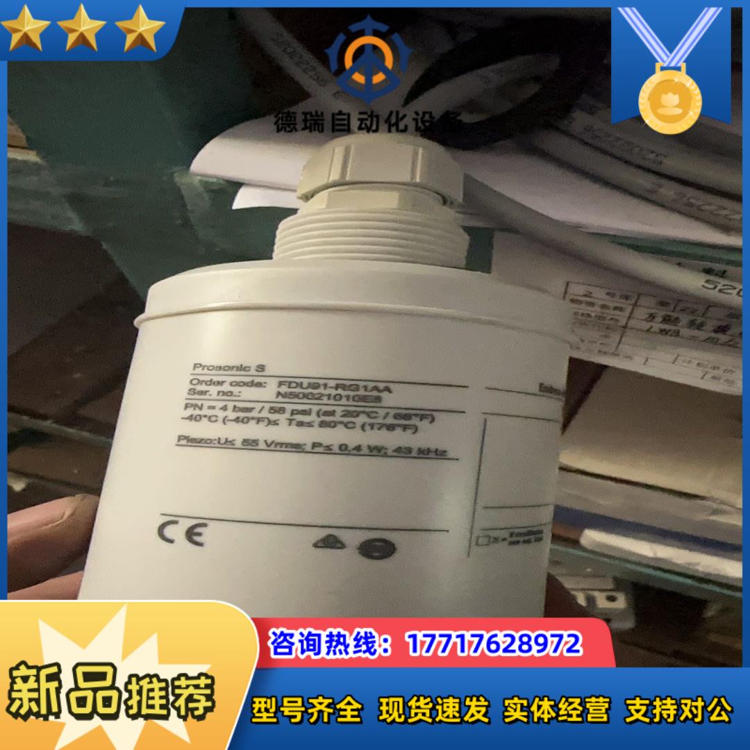 闲置全新E+H液位计探头FDU91-RG1AA未使议价