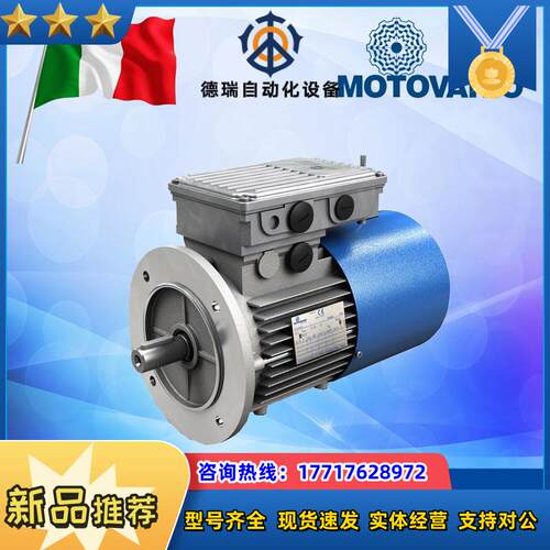 现货MOTOVARIO摩多利三相异步刹车电机T63C2 0议价