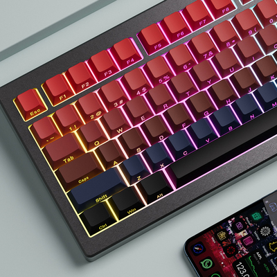 noppoo诺朴热升华键帽侧刻下灯位原厂高度鸿运当头龙年机械键盘