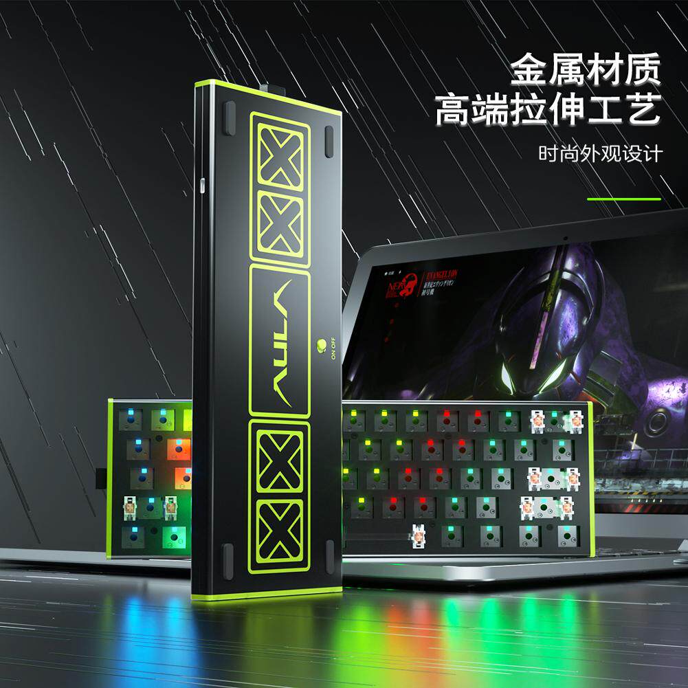 真机械键盘104键青轴游戏吃鸡