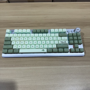 狼蛛F3001机械键盘蓝牙无线PBT热升华键帽侧刻渐变色87键二手键盘