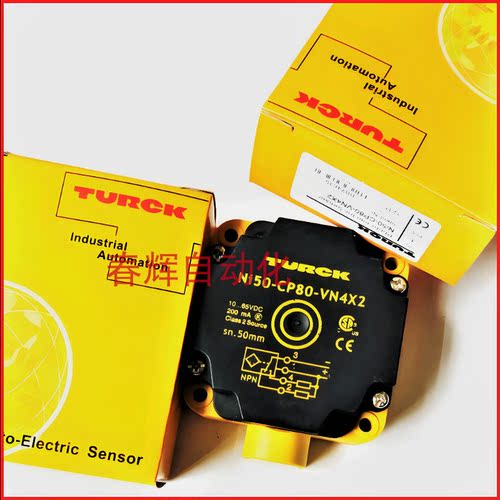 原装图尔克接近开关NI40/BI40-CP80-VN4X2 VP4X2 FZ3X2传感器