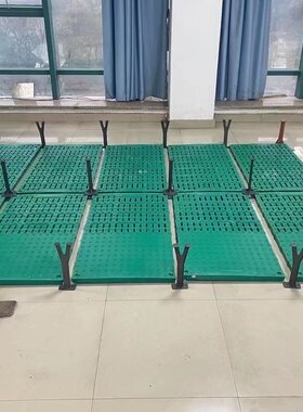 漏粪板猪羊保育产床腿定位栏支撑
