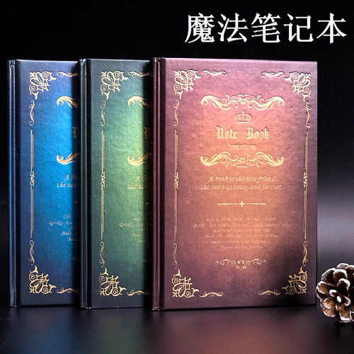 哈利神奇魔法书笔记本礼物男生