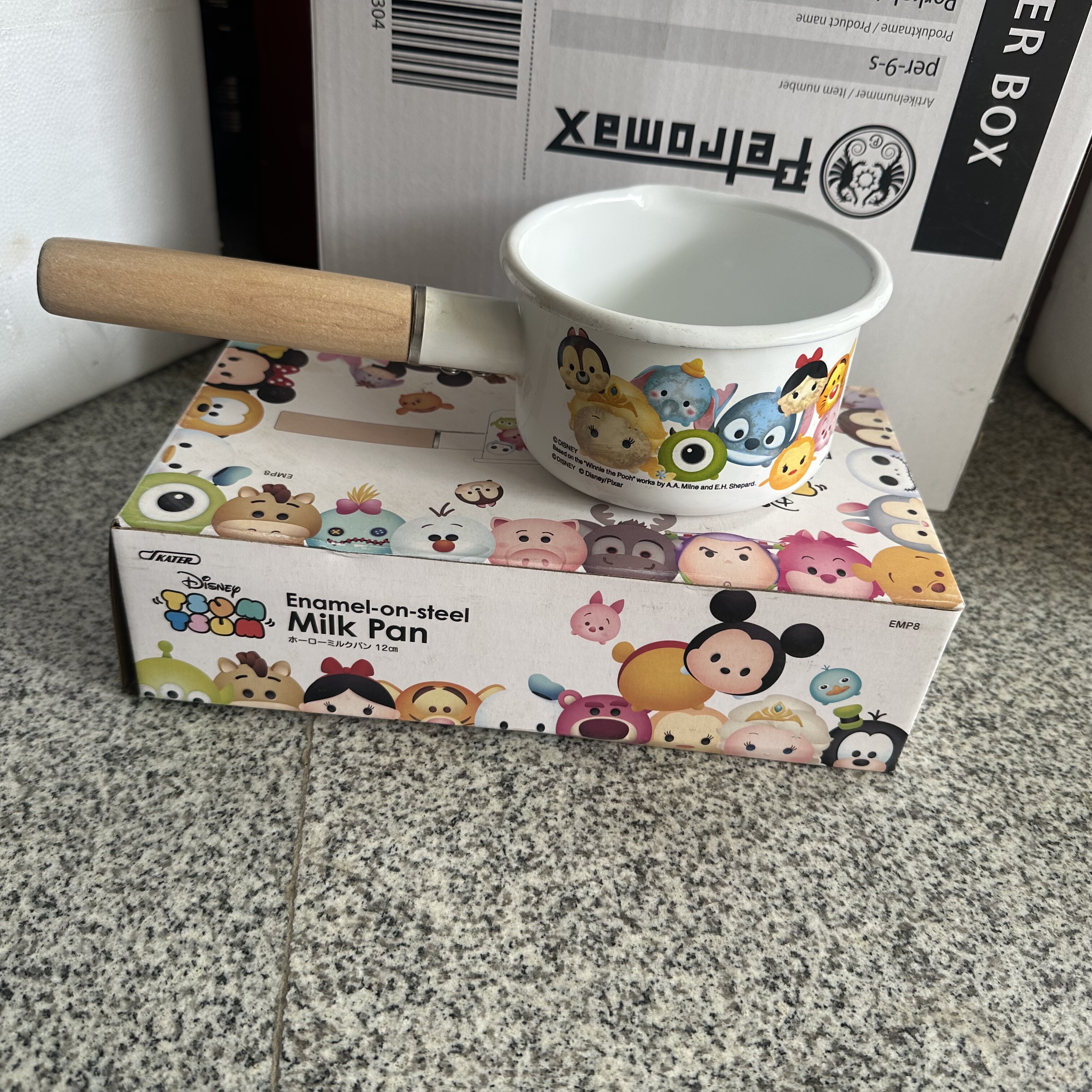 健丰搪瓷奶锅带手柄0.75升