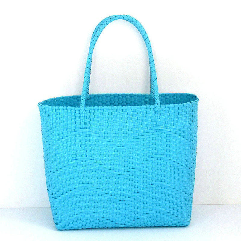 新款外贸塑料细条编织手提篮菜篮子包度假沙滩包手提包单肩包女包,收纳整理,其他收纳篮,淘宝优惠券,粉丝福利购,淘宝优惠卷