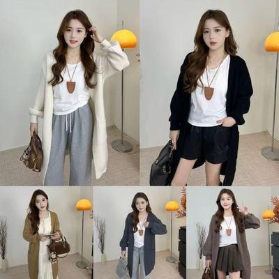 小个子中长款毛针织衫