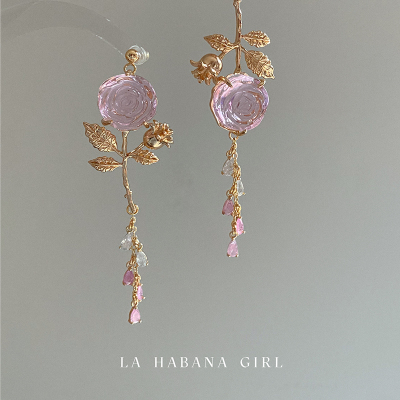 LaHabanagirl高透华美耳钉