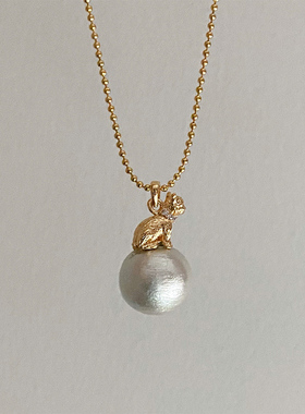 LaHabanagirl棉花哑光质感项链