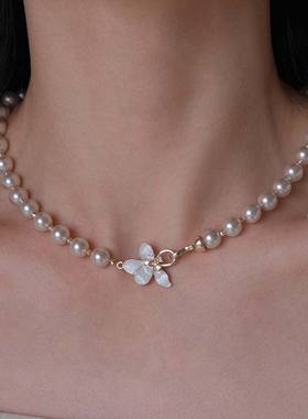 LaHabanagirl人造贝珠项链