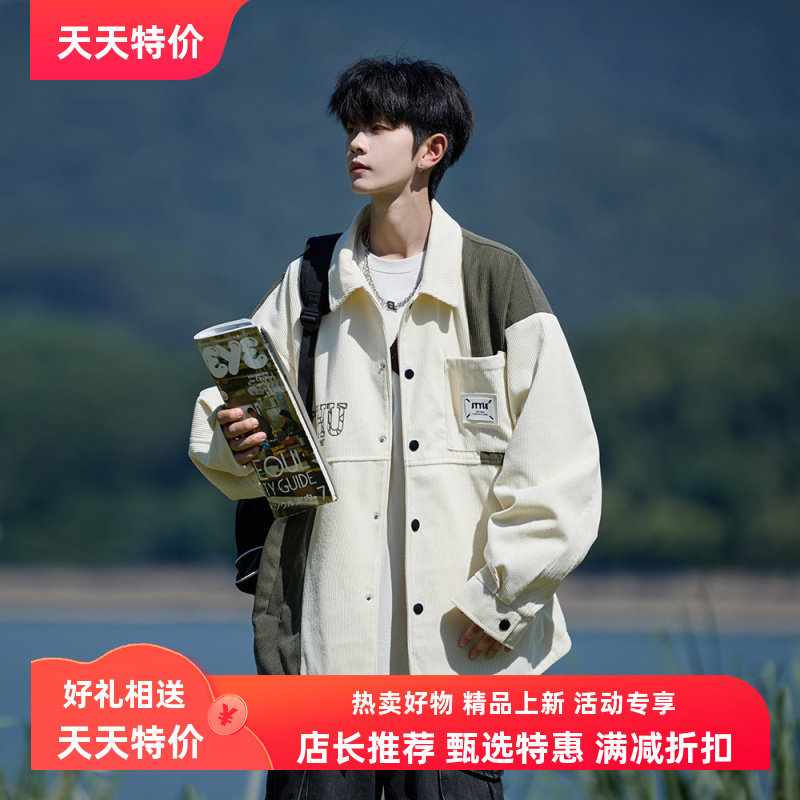 秋装爸爸新款上市青年日系黑色