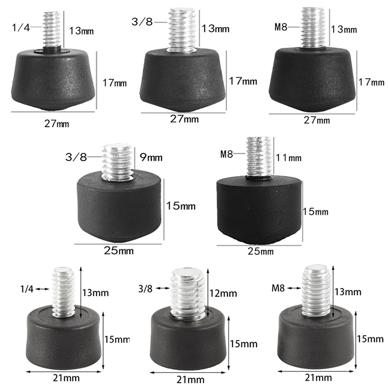 单反相机三脚架塑胶脚垫英制螺丝独脚架支架脚钉摄影器材手机配件