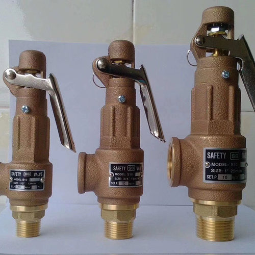 富超全铜弹簧式安全阀A27W-16T锅炉模温机换热站台湾SS带手柄S10L