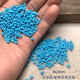 绿松石超小隔珠蓝色直切隔片4mm小尺寸垫片暴力蓝手串配珠diy串珠