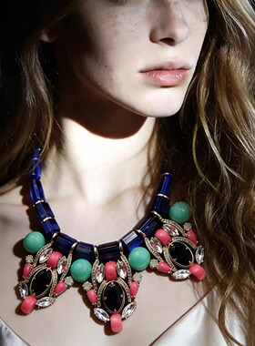 Desigual德诗高复古vintage项链