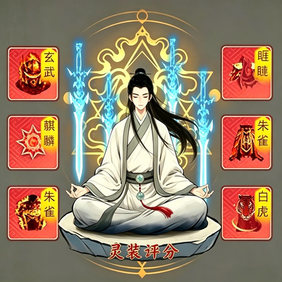 和平精英吃丹修仙红色金色紫色灵装天机匣人魁妖王龙凤宝箱灵宠