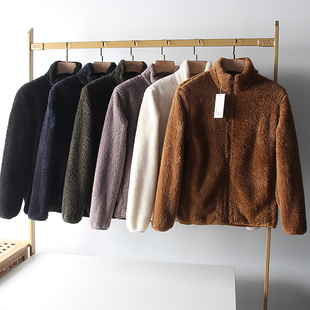 情侣珊瑚绒立领卫衣外套潮 外贸男装 试衣间爆款 云朵般舒服暖和