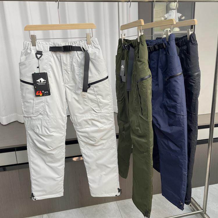 一条过冬！蓬松90鹅绒！外贸男装冬季户外防泼水防寒工装羽绒裤潮,男装,羽绒裤,淘宝优惠券,粉丝福利购,淘宝优惠卷