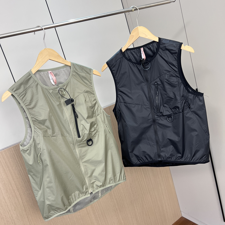 户外机能系列！轻薄透气！外贸男装春夏速干舒适休闲运动马甲外套