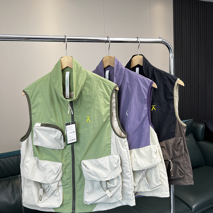 山系户外！机能风防泼水！夏季男女外贸轻量多口袋工装马甲背心潮,男装,常规马甲,淘宝优惠券,粉丝福利购,淘宝优惠卷
