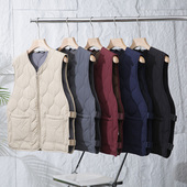 外贸男装 男女同款 轻薄保暖 秋冬户外防风防泼水百搭休闲棉马甲