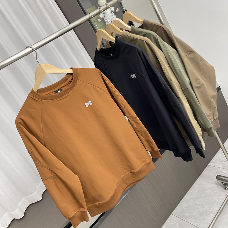 百搭圆领长袖卫衣套头