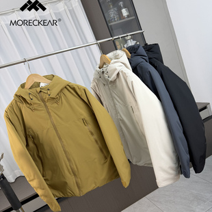 户外飞禽！科技拒水棉！外贸男装秋冬抗寒保暖连帽冲锋衣棉服外套