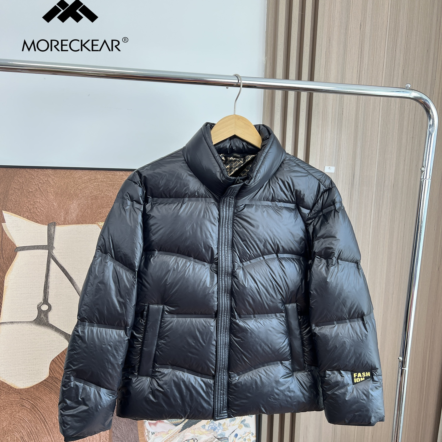 口碑牛货！90鸭绒！外贸男装冬季立领加厚保暖面包服羽绒衣外套潮