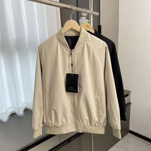 秋季 外贸男装 纯色棒球领宽松休闲夹克外套潮 细腻舒适 设计师线