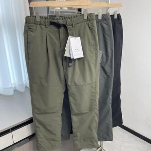 外贸户外防水吸湿发热摇粒绒加厚腰带冲锋休闲裤 男士 冬季 巨保暖