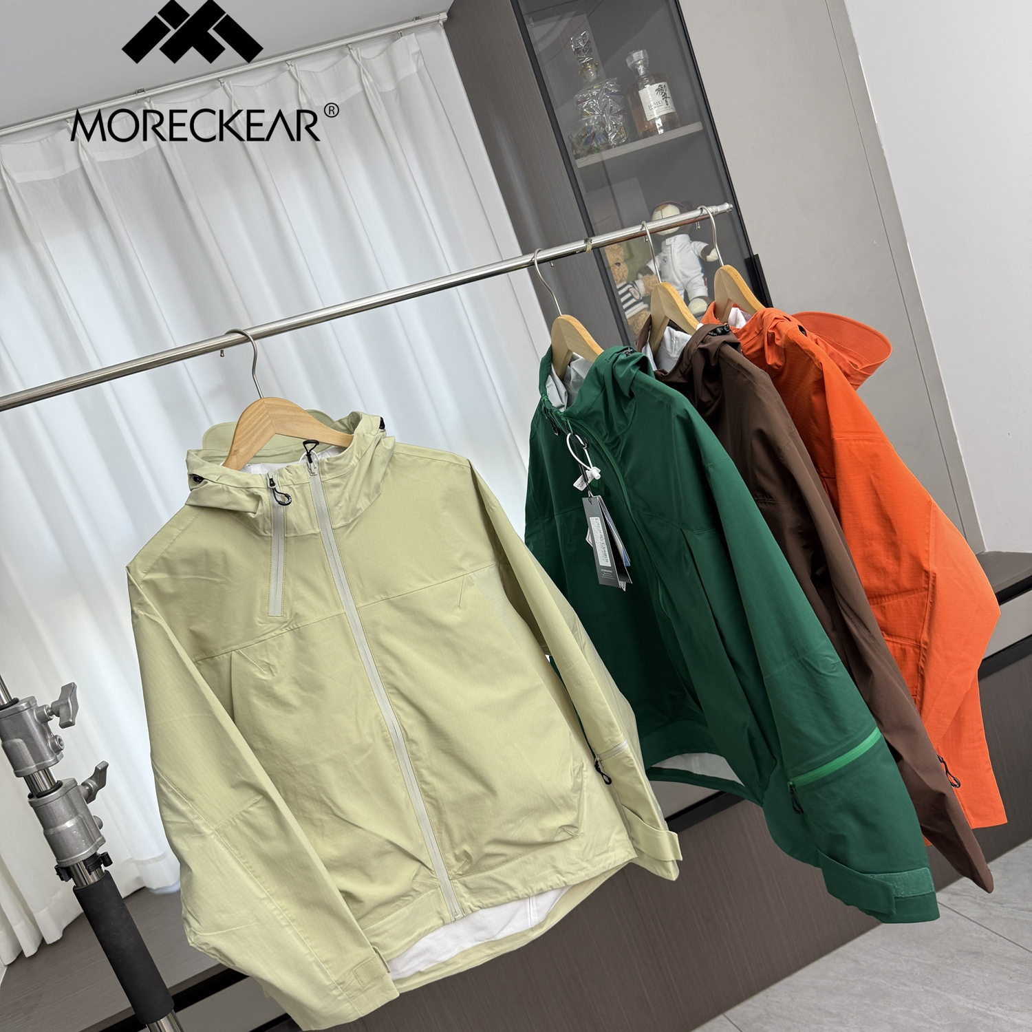 外贸防风防水连帽休闲夹克外套