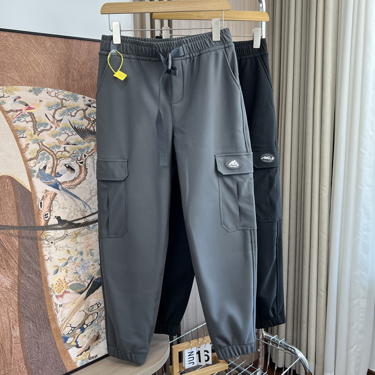 山地锁温裤！防风防水！外贸男装冬季户外抗寒登山加绒工装休闲裤