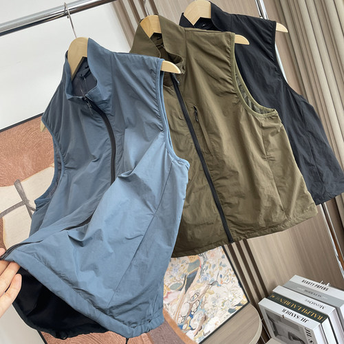 城市机能！男女可穿！外贸男装春夏防风防泼水立领休闲马甲外套潮