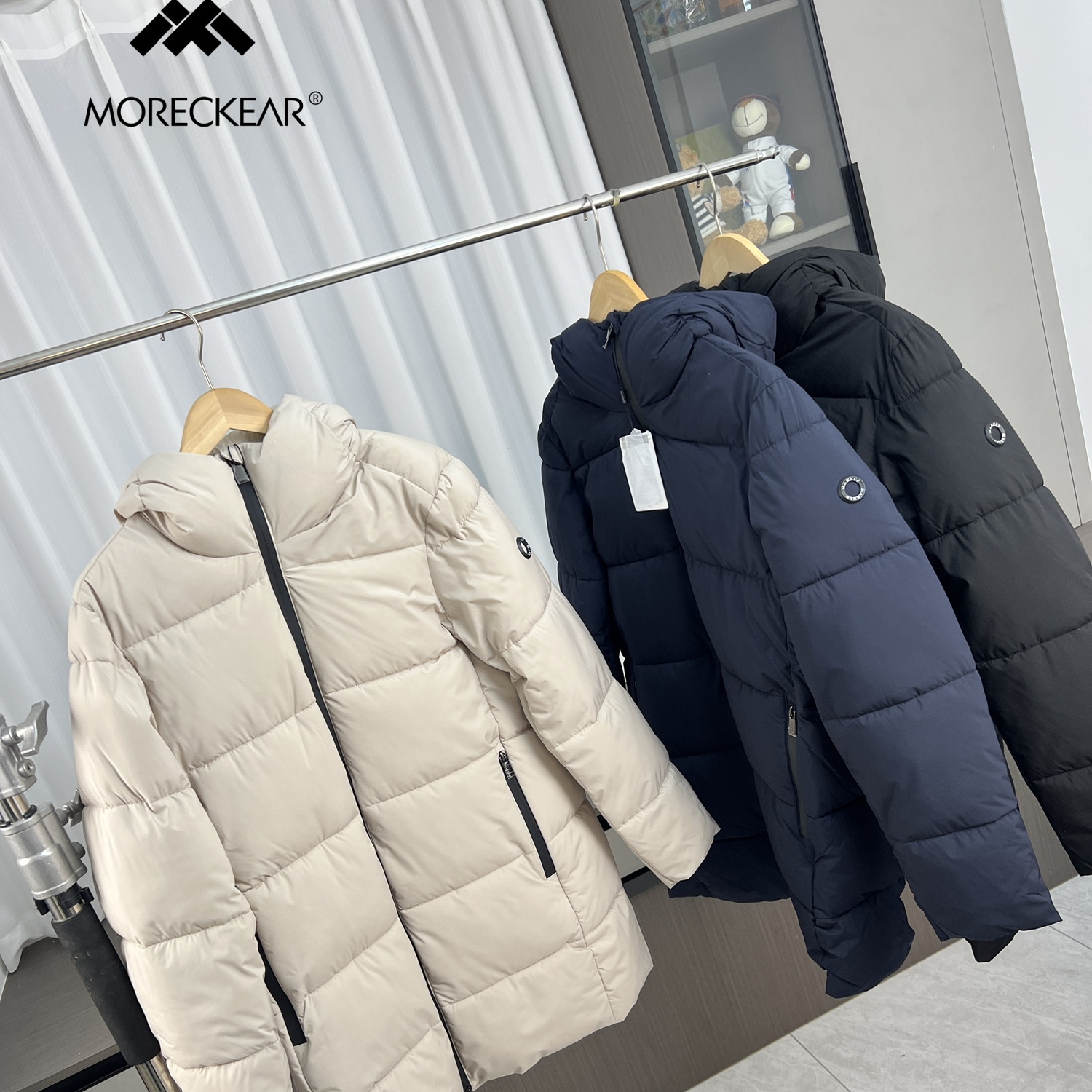 出口牛货！加厚抗寒！外贸男装冬季户外休闲连帽中长款棉衣外套潮