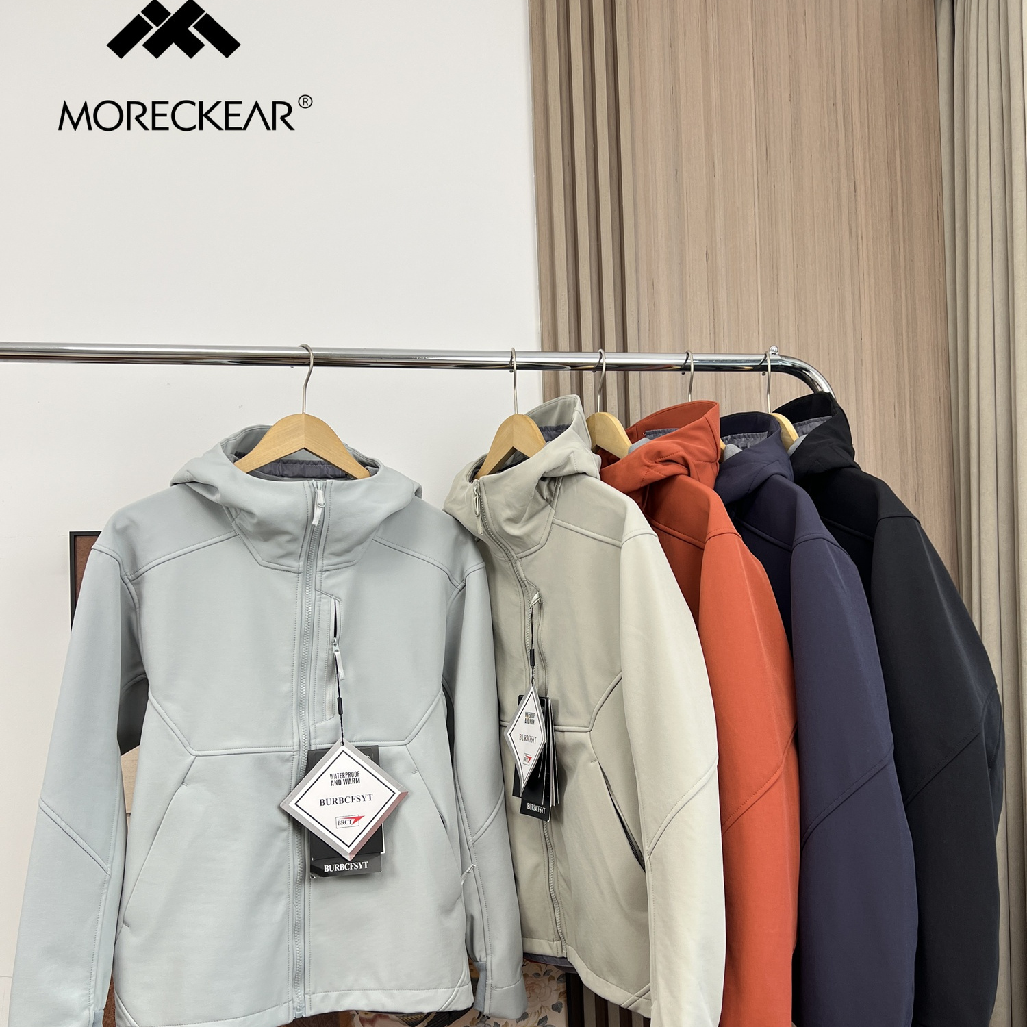 户外飞禽！情侣款！外贸男装秋冬加绒保暖防水防风软壳冲锋衣外套