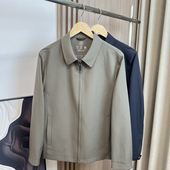 春季 外贸男装 防风透气休闲翻领夹克外套潮 笔挺有型 轻商务系列