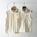 秋冬情侣款 外贸男装 摇粒绒保暖立领马甲外套 软糯舒服 人人可穿