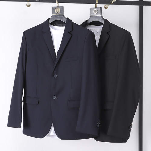 進口磨砂面料商务休闲西服外套