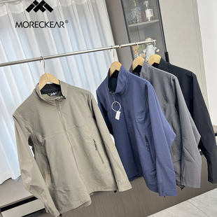 秋季 外贸男装 防风防水透气立领冲锋衣夹克外套 3D立裁 户外袅系