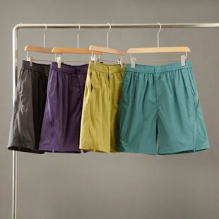 户外山系风 五分裤 夏季 外贸侧拉链撞色运动休闲短裤 男士 情侣款