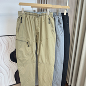 春夏户外运动舒适直筒休闲裤 轻量化机能 外贸男装 型 潮 3D立裁版