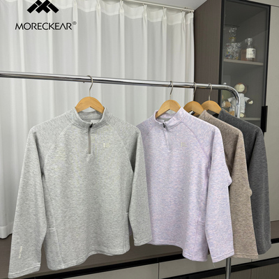 纯色简约保暖打底加绒长袖T恤