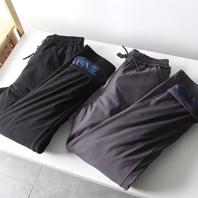 保暖厚防风防水90白鹅绒休闲裤