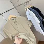 冷感亲肤 翻领POLO衫 外贸男装 冰丝速干短袖 T恤潮 夏季 ODM公司货