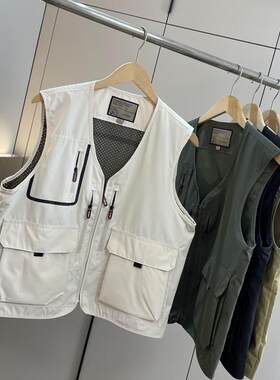 休闲坎肩登山钓鱼工装背心